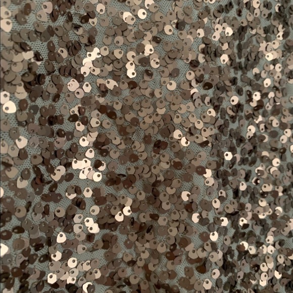 Rose Gold sequin and mesh-tulle blouson dress - Picture 2 of 3